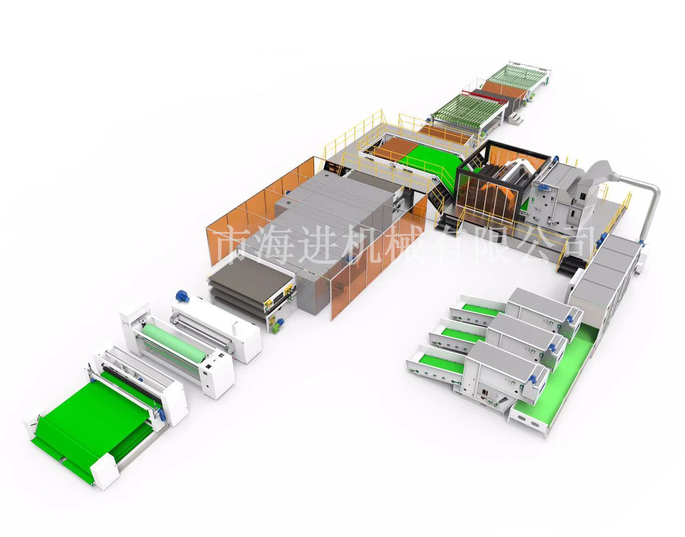 HJYZM-硬質(zhì)棉生產(chǎn)線